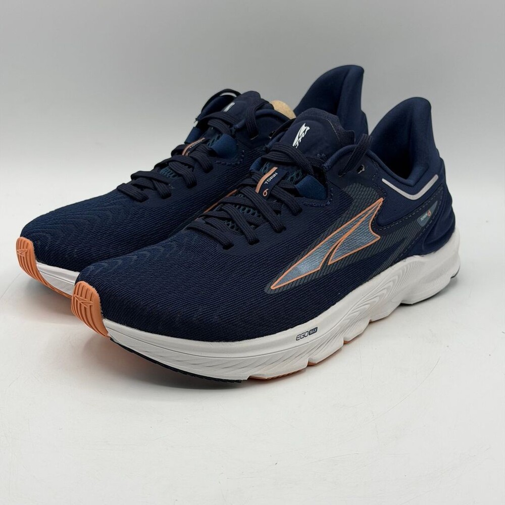 Womens Altra Torin 6 AL0A7R78447 Navy Coral Sz 6 Road Knit Running EGO MAX Shoes